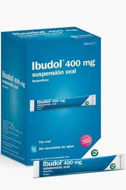 Imagen de IBUDOL 400MG SUSP ORAL 20 SOBRES 10 ML