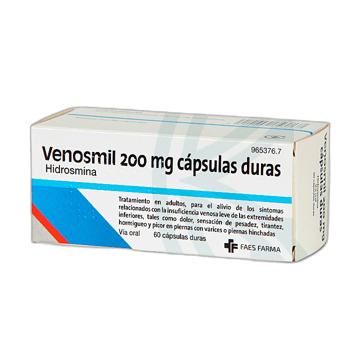 Imagen de VENOSMIL 200 mg 60 CAPSULAS