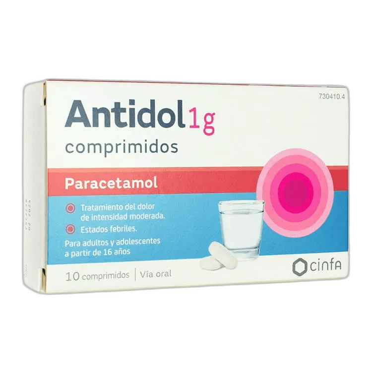 Imagen 2 de ANTIDOL 1 g 10 COMPRIMIDOS