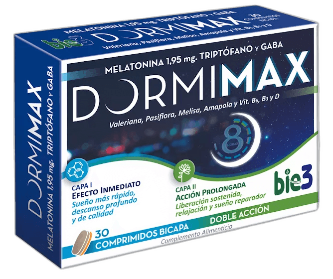 Imagen de BIE3 DORMIMAX 30 COMPRIMIDOS