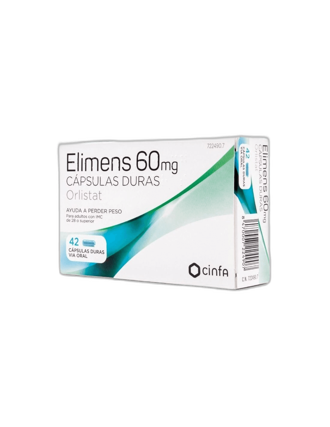 Imagen 3 de ELIMENS 60 mg 42 CAPSULAS