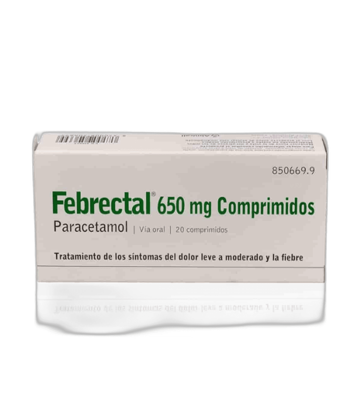 Imagen 2 de FEBRECTAL 650 mg 20 COMPRIMIDOS