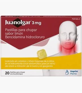Imagen de Juanolgar Limón 3 Mg 20 Pastillas Para Chupar