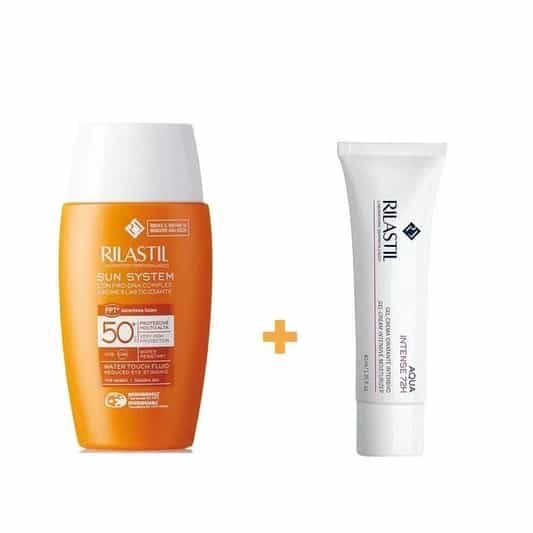 Imagen de Rilastil Sun System Pack Verano nº2 Rilastil Sun System Water Touch Spf50+ 50 Ml +Rilastil Aqua Intense 72h Gel-Crema 40 Ml