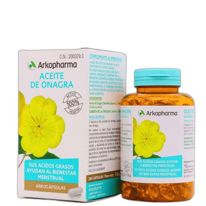 Imagen de ACEITE DE ONAGRA ARKOPHARMA 200 CAPSULAS