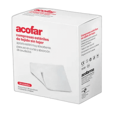 Imagen 2 de ACOFAR COMPRESAS ESTERILES SIN TEJER 50U