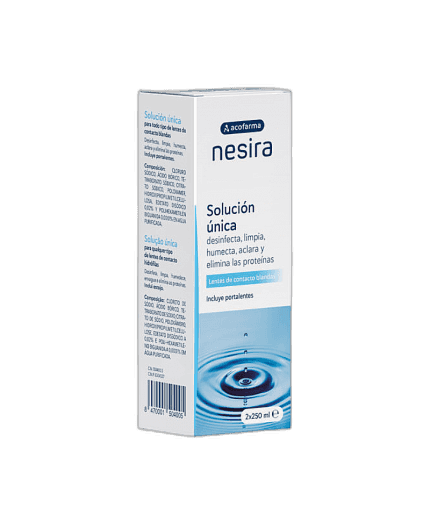 Imagen de ACOFAR NESIRA SOLUCION UNICA 2X250ML + 60ML
