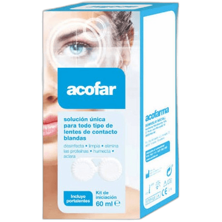 Imagen de ACOFAR SOLUCION UNICA LENTES CONTACTO 60