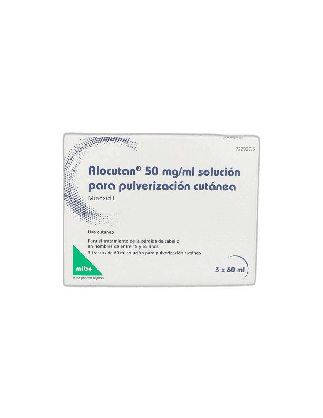 Imagen 2 de ALOCUTAN 50 mg/ml SOLUCION PARA PULVERIZACION CUTANEA 3 FRASCOS 60 ml