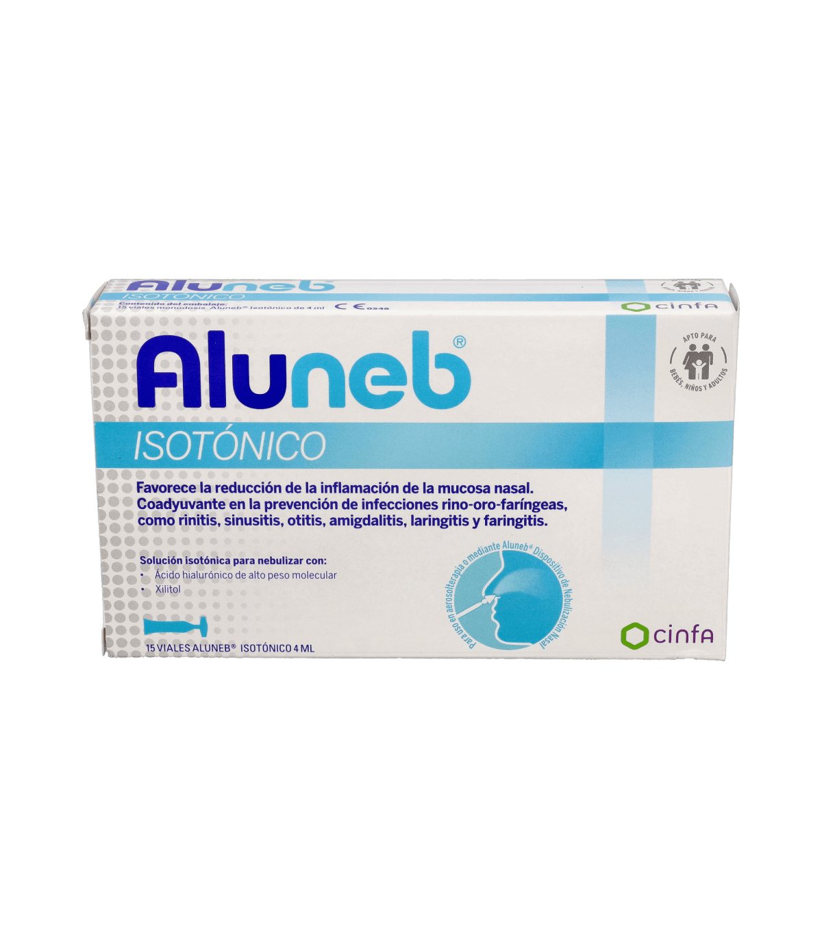Imagen de ALUNEB ISOTONICO 15 VIALES 4 ML