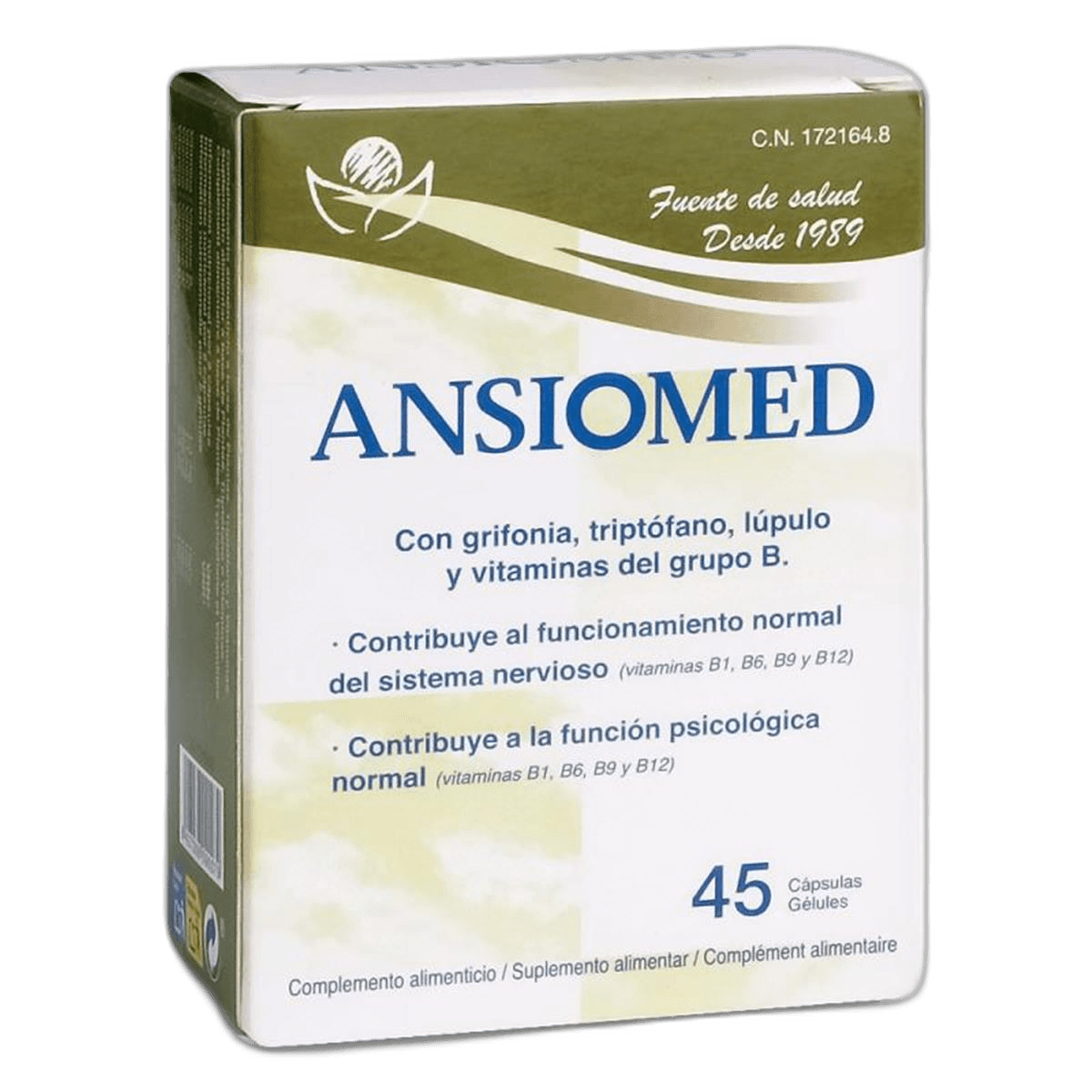 Imagen 2 de ANSIOMED 45 CAPSULAS BIOSERUM