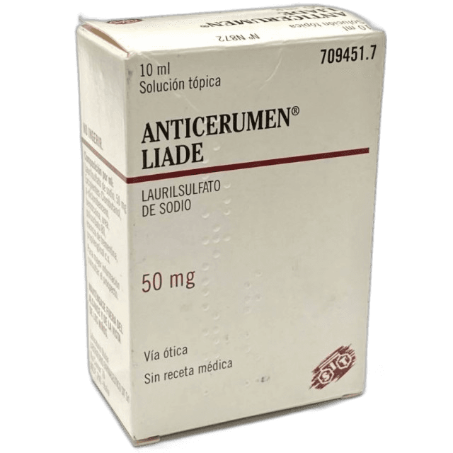 Imagen de ANTICERUMEN LIADE 50 mg/ml GOTAS OTICAS EN SOLUCION 1 FRASCO 10 ml