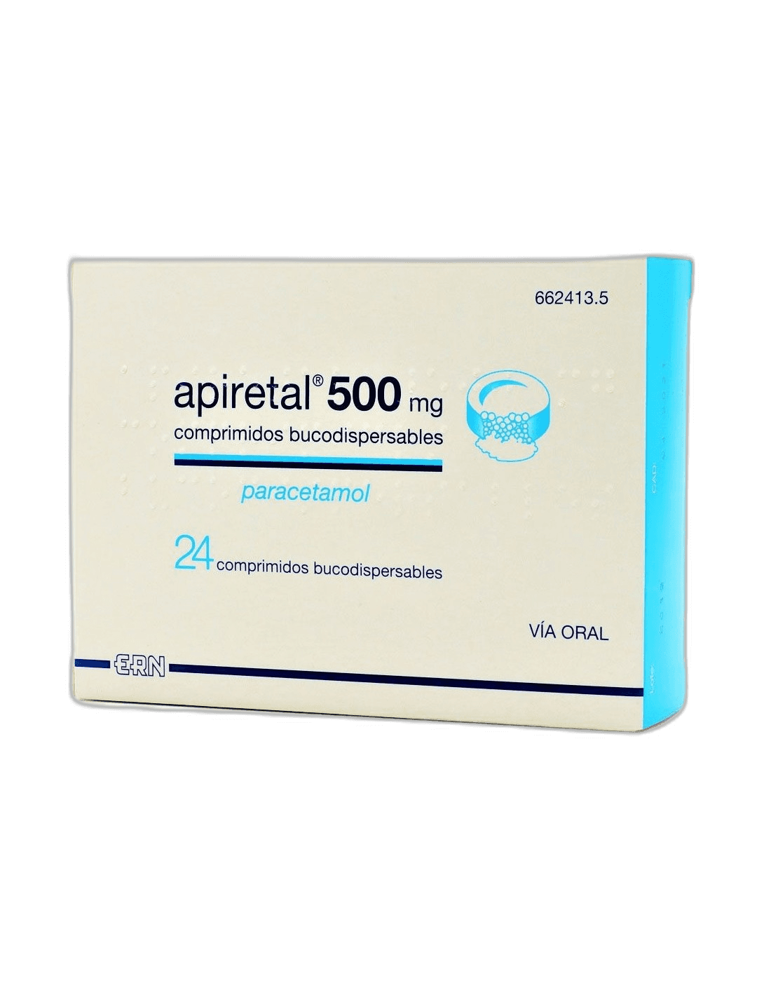 Imagen 2 de APIRETAL 500 mg 24 COMPRIMIDOS BUCODISPERSABLES