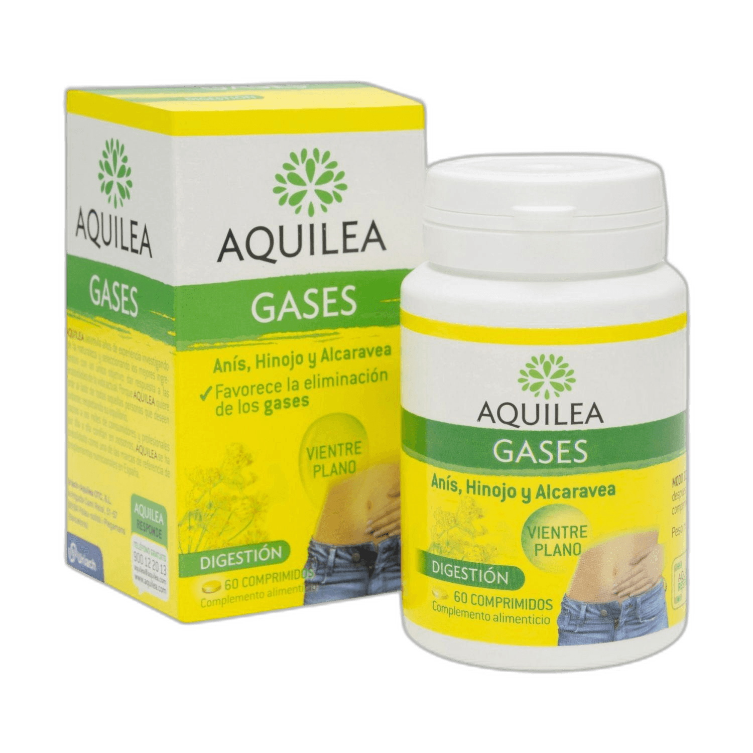 Imagen 2 de AQUILEA GASES 60 COMPRIMIDOS