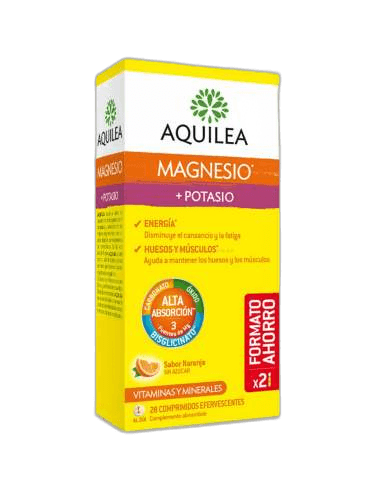 Imagen de AQUILEA MAGNESIO POTASIO 28 COMP EFERV