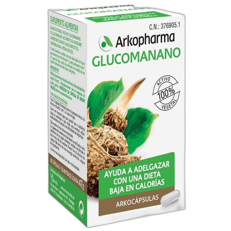 Imagen 2 de ARKOCAPSULAS GLUCOMANANO (KONJAC) 80CAPS