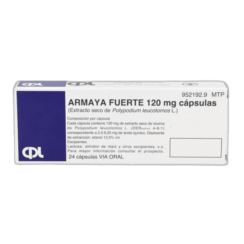 Imagen de ARMAYA FUERTE 120 mg 24 CAPSULAS
