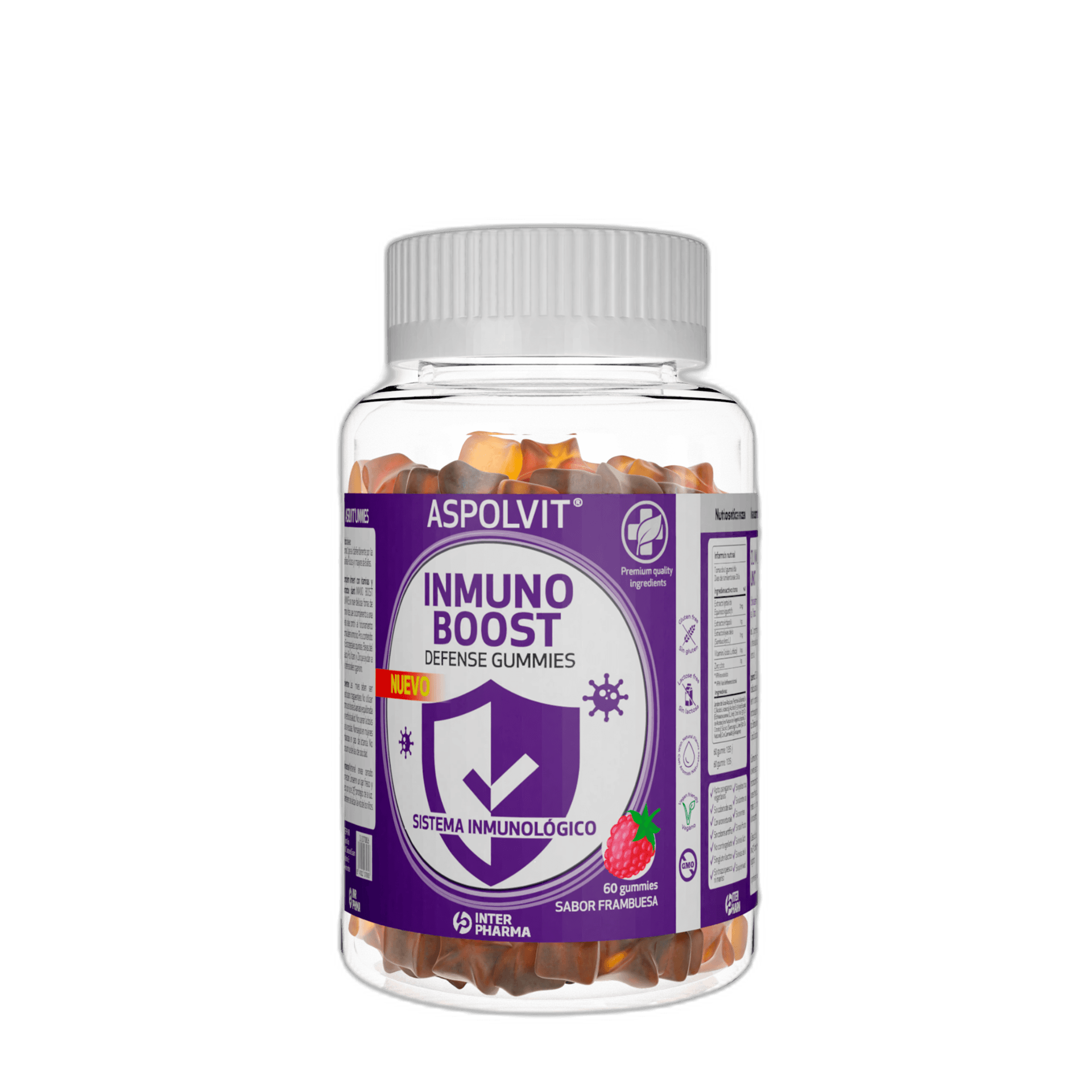Imagen 3 de ASPOLVIT EASY SLEEP GUMMIES 60 GUMMIES SABOR MORA