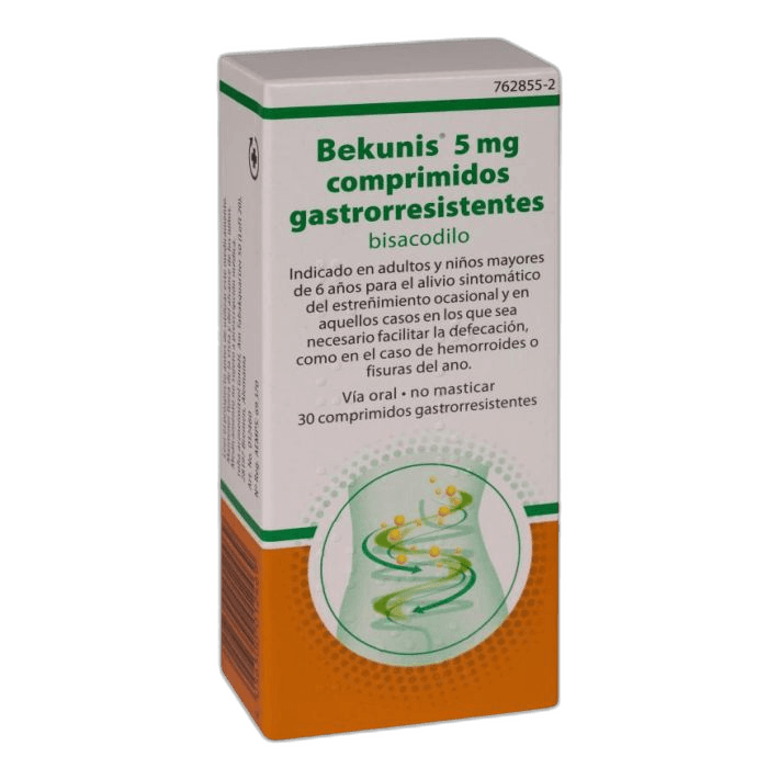 Imagen 3 de BEKUNIS 5 mg 30 COMPRIMIDOS GASTRORESISTENTES