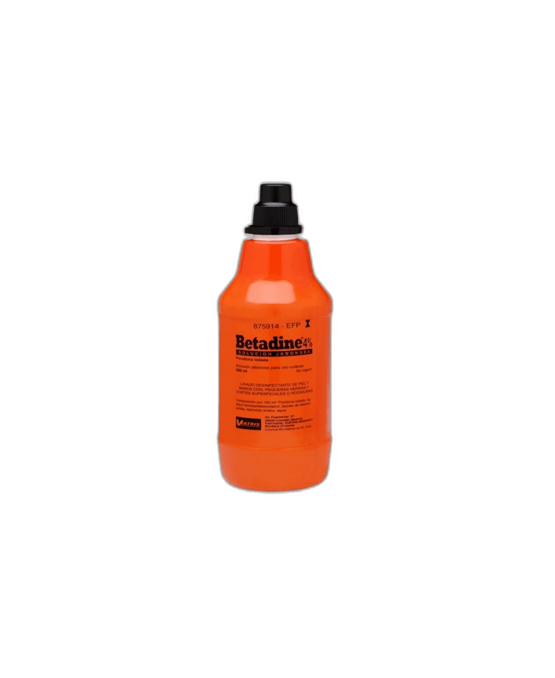 Imagen 3 de BETADINE JABONOSO 40 mg/ml SOLUCION CUTANEA 1 FRASCO 500 ml