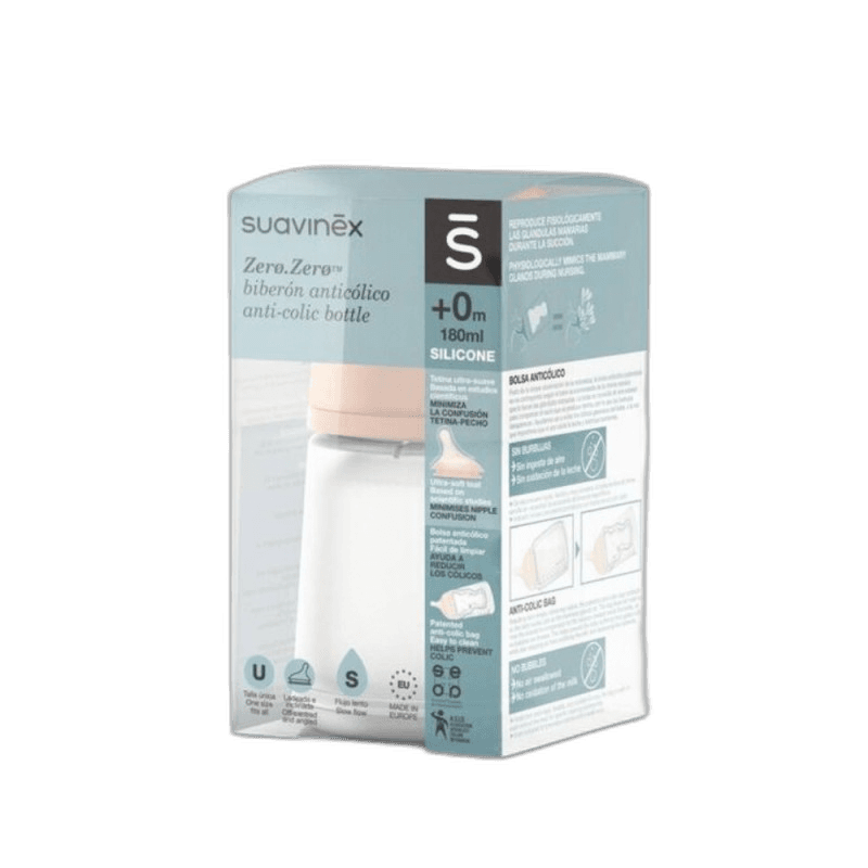 Imagen de BIBERON SUAVINEX ANTICOLI MIX SILI 180ML