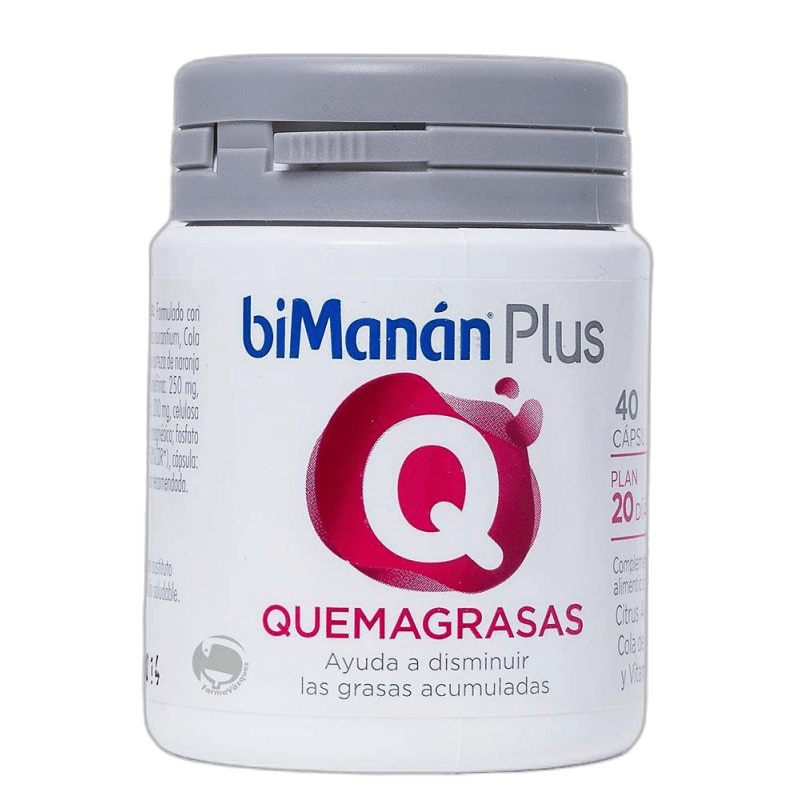 Imagen 2 de BIMANAN PLUS Q QUEMAGRASAS 40 CAPSULAS
