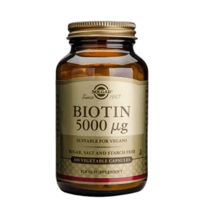Imagen 2 de BIOTINA 5000 MCG 100CAPSULAS SOLGAR