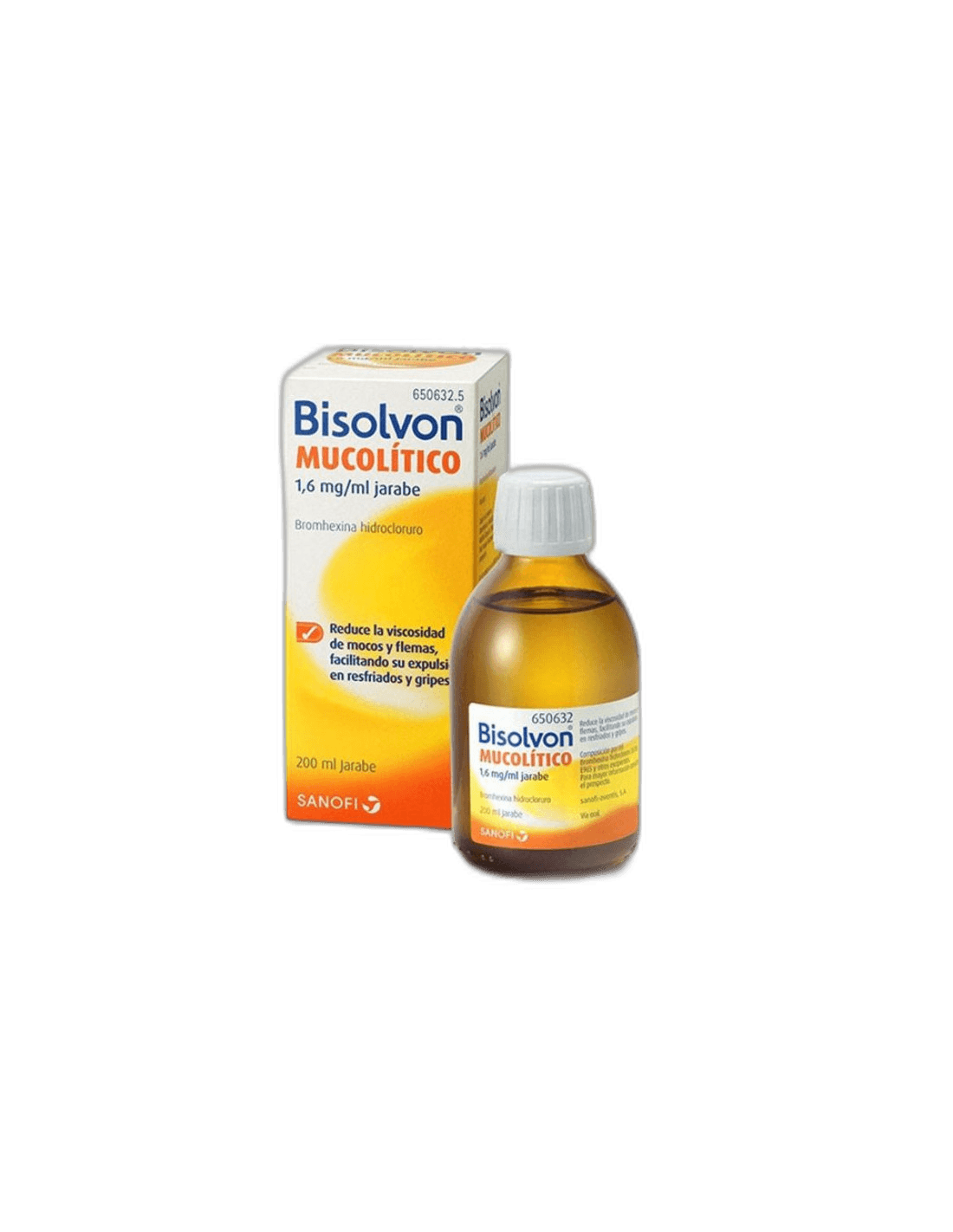 Imagen 2 de BISOLVON MUCOLITICO 1,6 mg/ml JARABE 1 FRASCO 200 ml