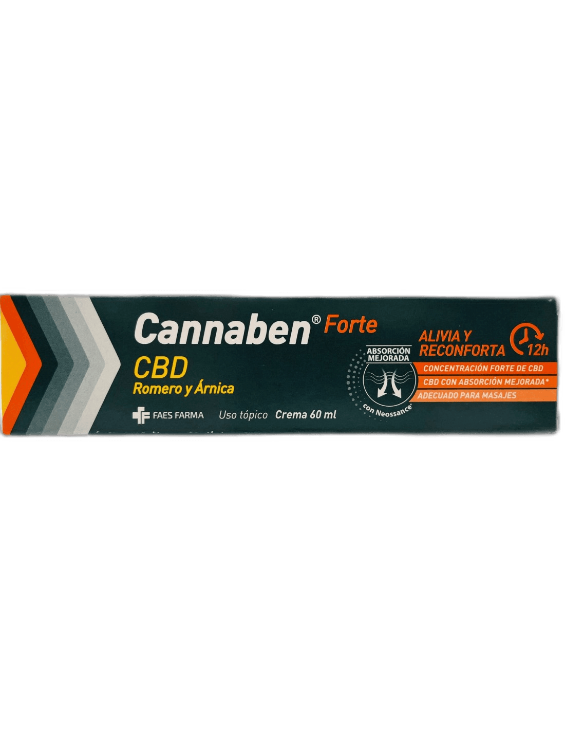 Imagen 2 de CANNABEN FORTE CBD CREMA 60 ML