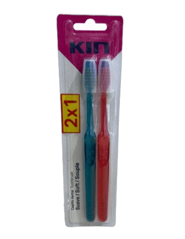 Imagen de CEPILLO DENTAL KIN SUAVE PACK 2X1