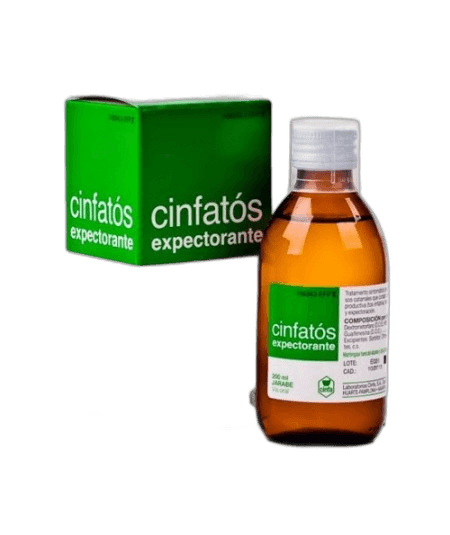 Imagen de CINFATOS EXPECTORANTE 2 mg/ml + 20 mg/ml SOLUCION ORAL 1 FRASCO 200 ml (VIDRIO)