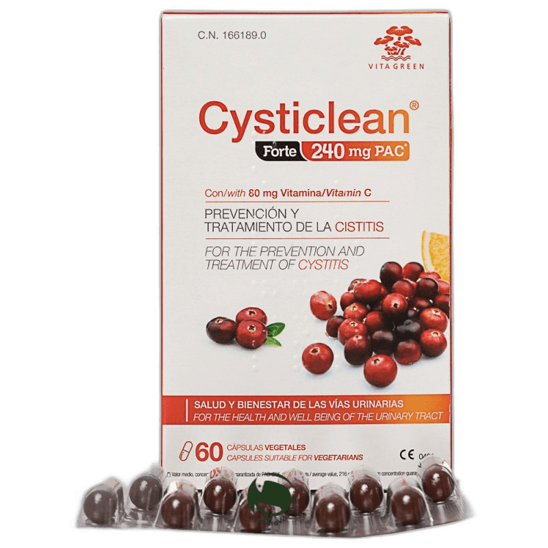 Imagen 3 de CYSTICLEAN 240 MG PAC 60 CAPSULAS