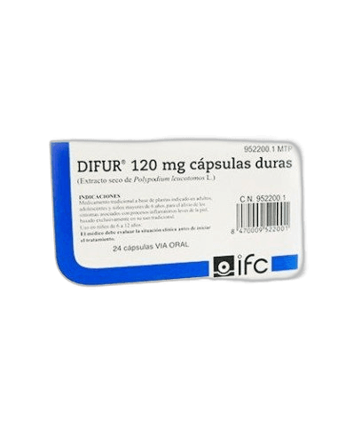 Imagen 3 de DIFUR 120 mg 24 CAPSULAS