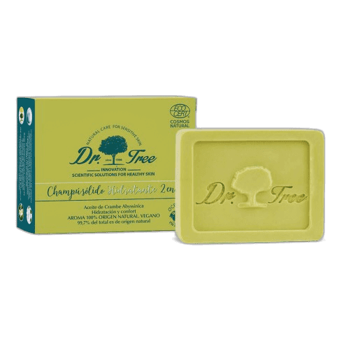 Imagen de DR. TREE CHAMPU SOLIDO 2 EN 1 HIDRATANTE 1 PASTILLA 75 G