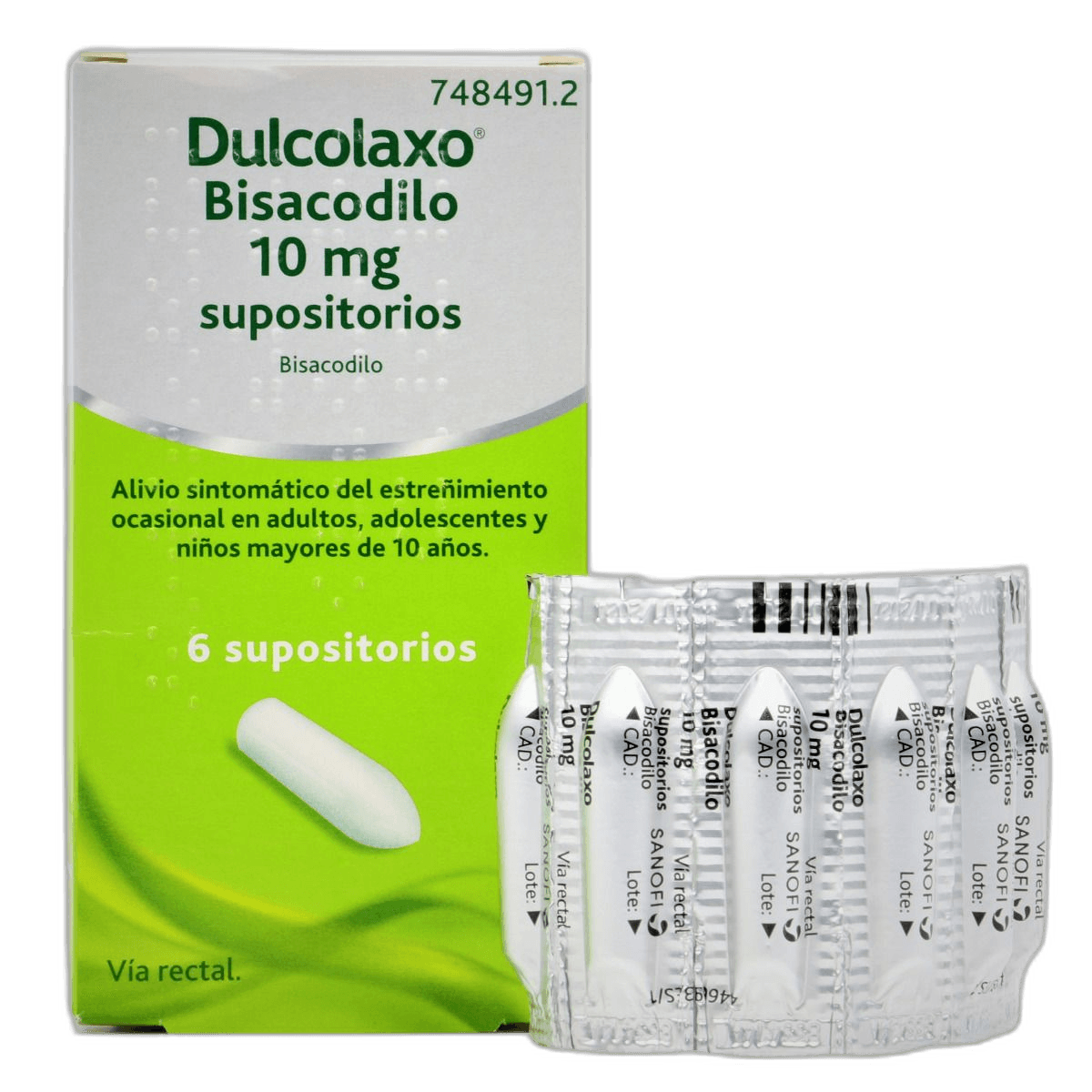 Imagen 3 de DULCOLAXO BISACODILO 10 mg 6 SUPOSITORIOS