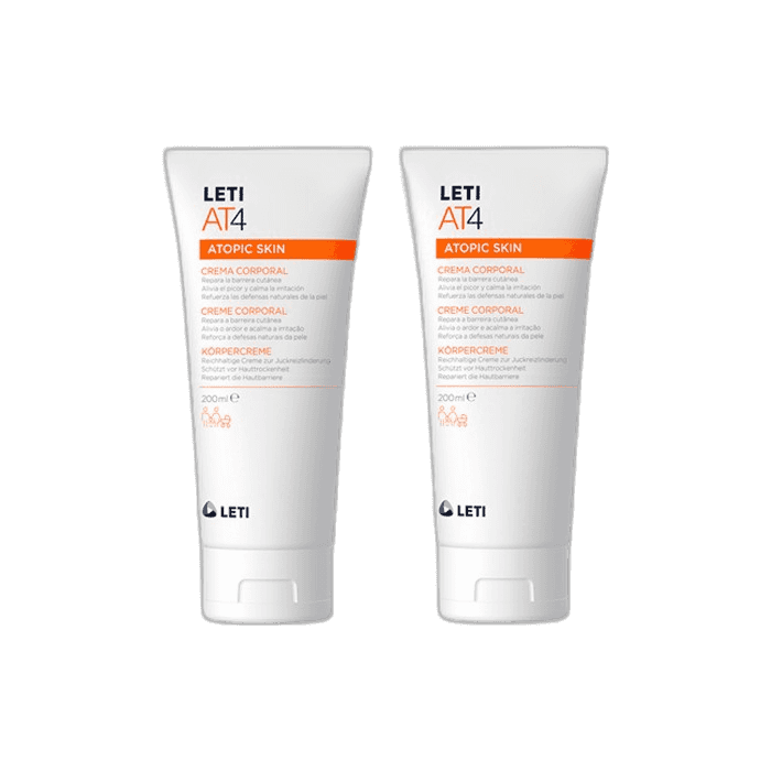 Imagen de DUPLO LETI AT4 CREMA CORPORAL 200ML+200ML