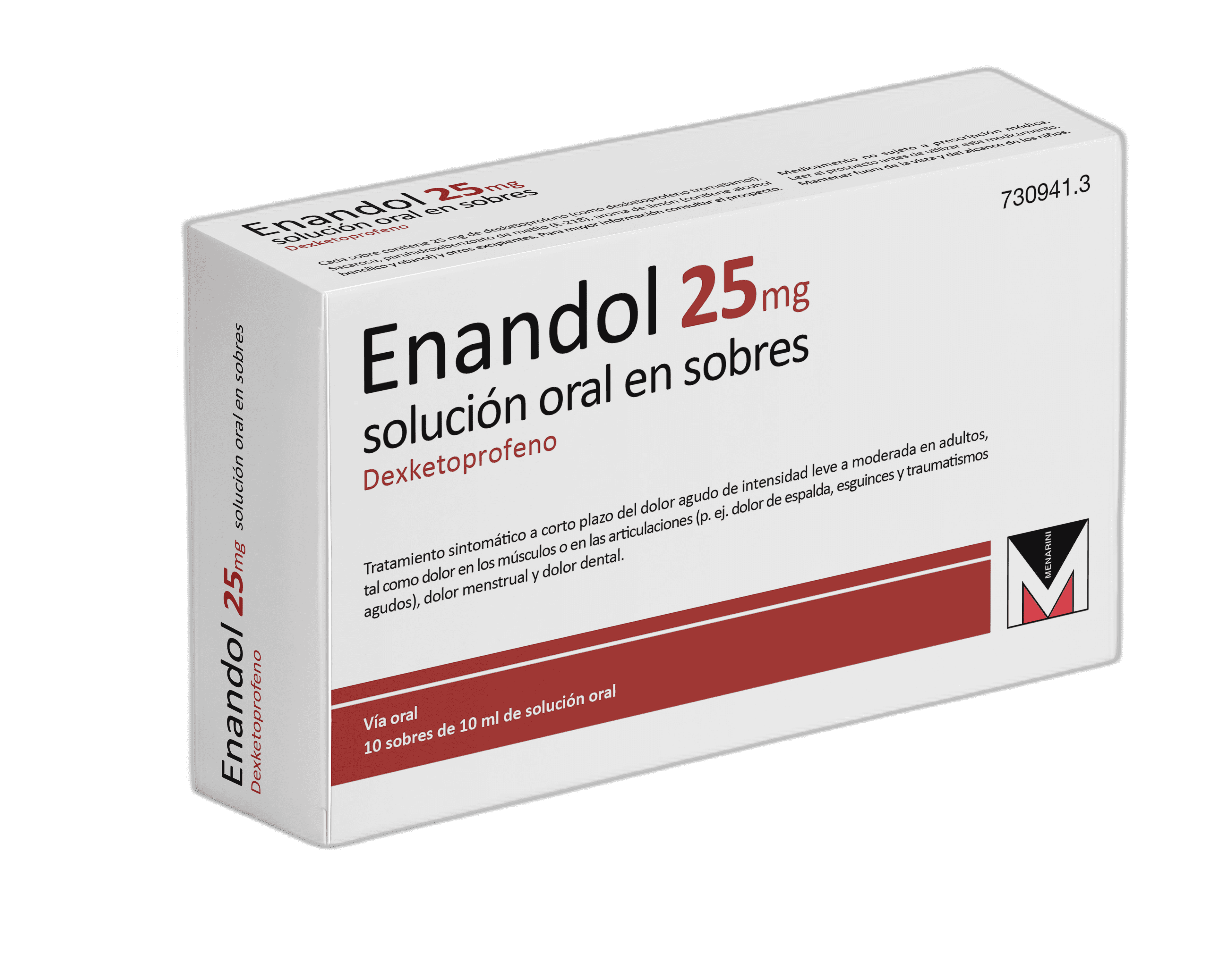 Imagen de ENANDOL 25 mg 10 SOBRES SOLUCION ORAL 10 ml