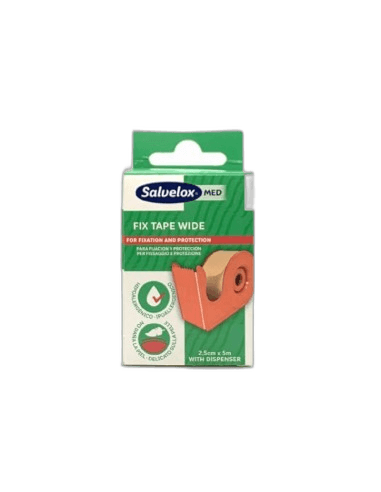 Imagen 2 de ESPARADRAPO HIPOALERGICO SALVELOX MED FIX TAPE WIDE 1 UNIDAD