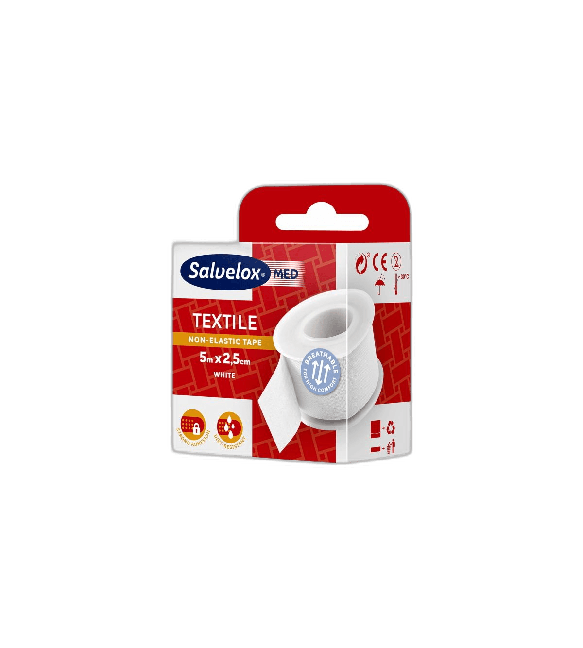 Imagen 3 de ESPARADRAPO SALVELOX TEXTIL BLANCO 5X2,5