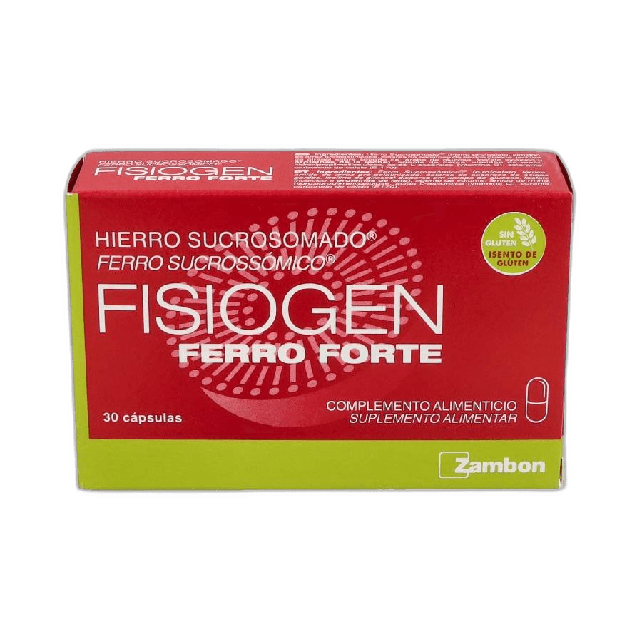 Imagen 2 de FISIOGEN FERRO FORTE 30 CAPSULAS