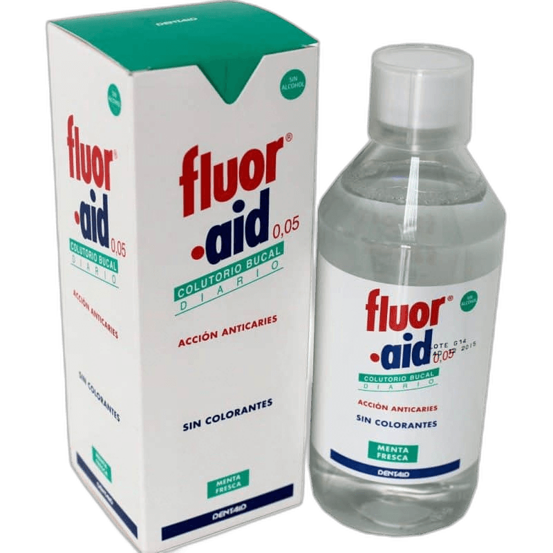 Imagen de FLUOR AID COLUTORIO 0,05 DIARIO 500 ML.