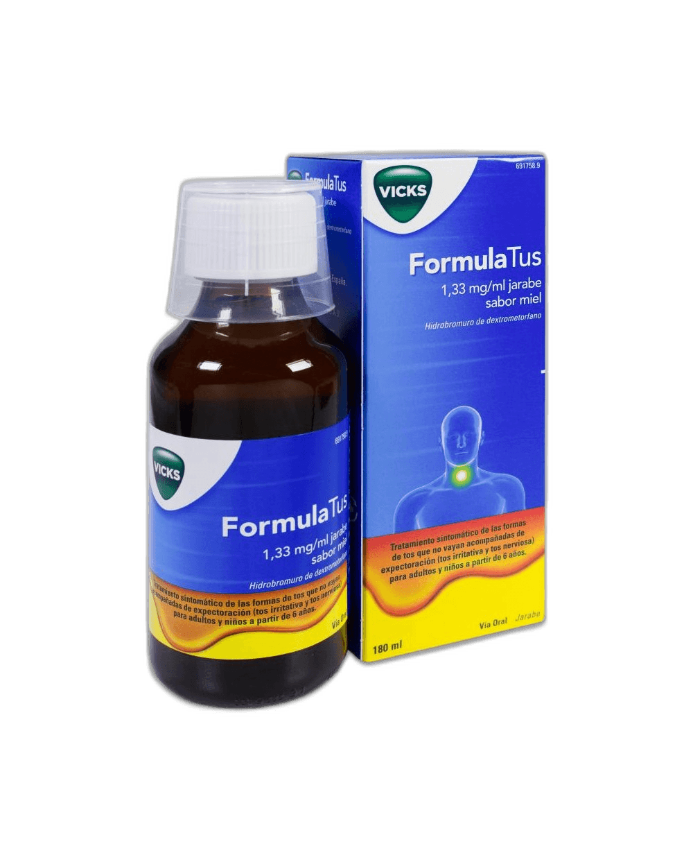 Imagen 2 de FORMULATUS 1,33 mg/ml JARABE 1 FRASCO 180 ml (SABOR MIEL)