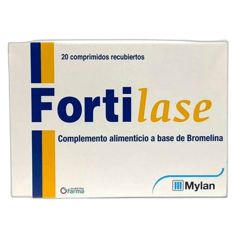 Imagen 2 de FORTILASE 20 COMPRIMIDOS RECUBIERTOS