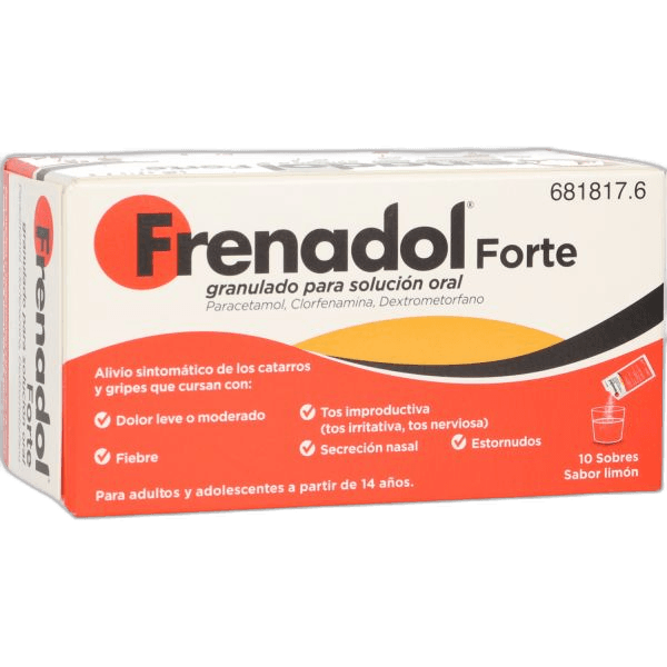 Imagen de FRENADOL FORTE 10 SOBRES GRANULADO PARA SOLUCION ORAL