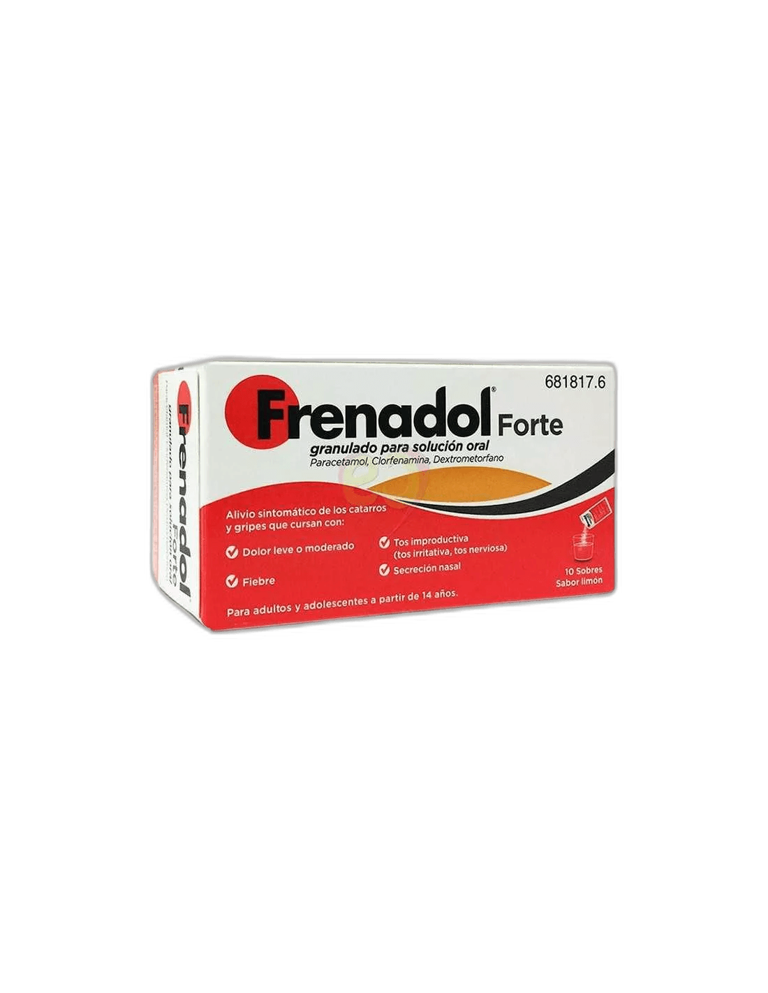 Imagen 3 de FRENADOL FORTE 10 SOBRES GRANULADO PARA SOLUCION ORAL