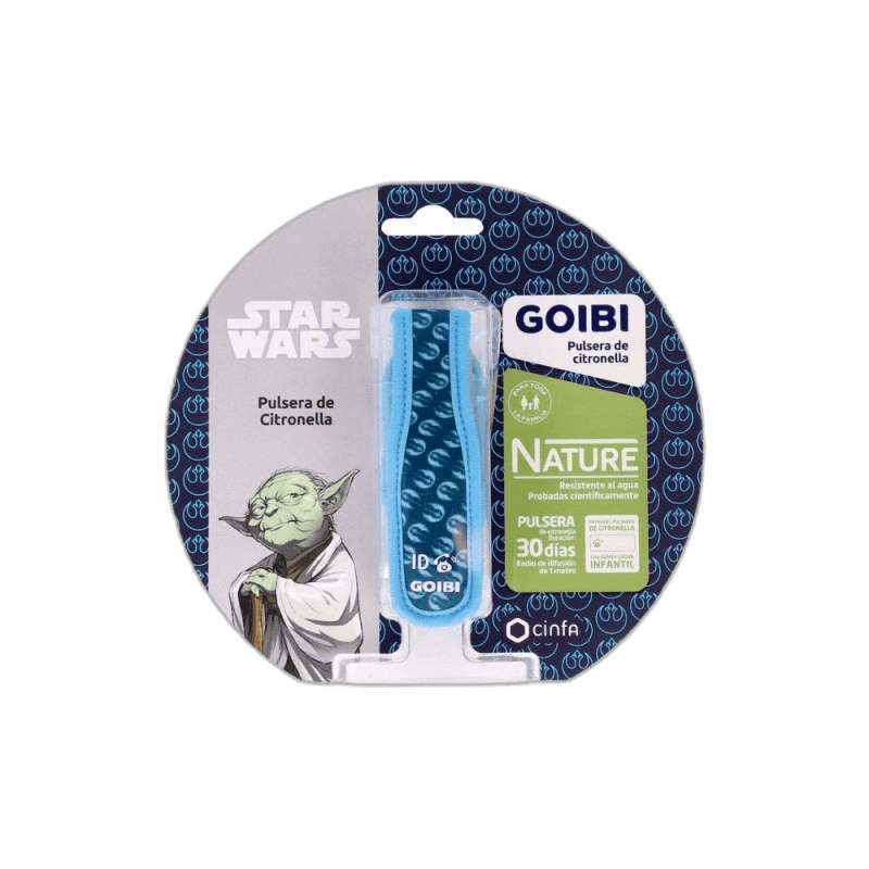 Imagen de GOIBI PULSERA DE CITRONELLA NATURE 1 PULSERA STAR WARS YODA