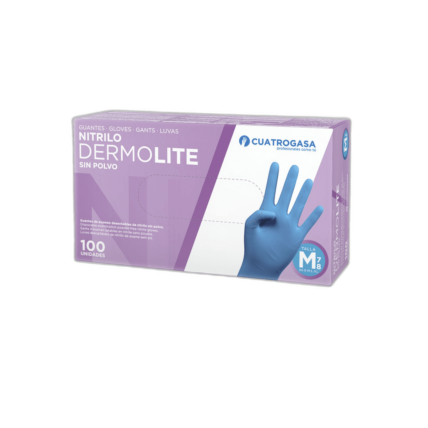 Imagen de GUANTES NITRILO DERMOLITE M