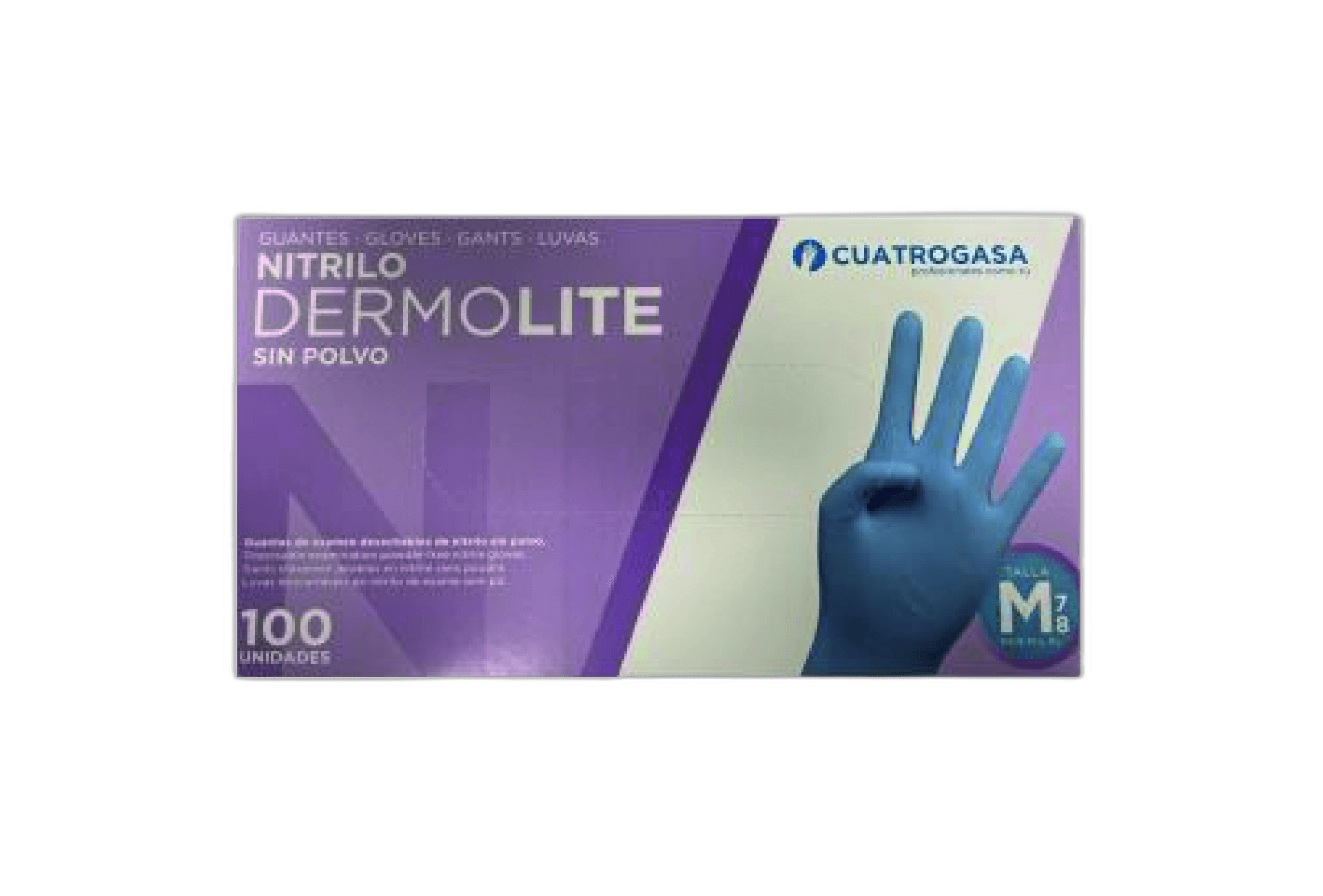 Imagen 3 de GUANTES NITRILO DERMOLITE M