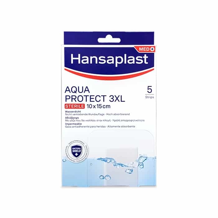 Imagen de Hansaplast Aqua Protect 3XL 10x15 Cm 5 Apósitos