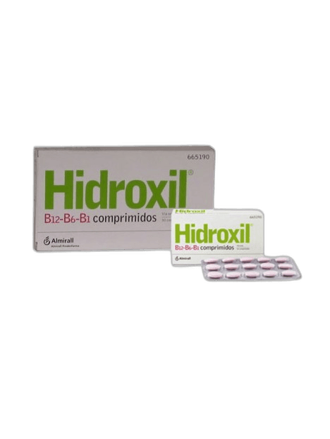 Imagen de HIDROXIL B1-B6-B12 30 COMPRIMIDOS RECUBIERTOS